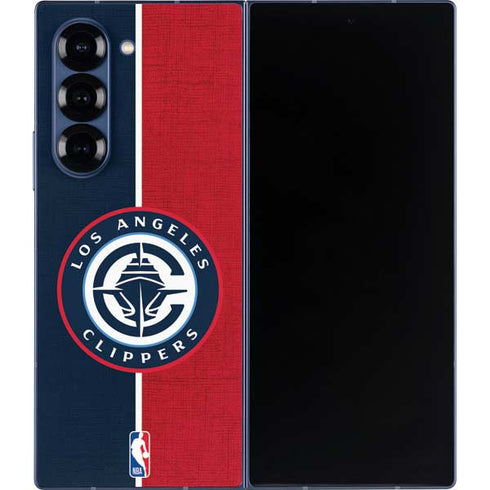 NBA LA Clippers Canvas Galaxy Z Fold6 Skin