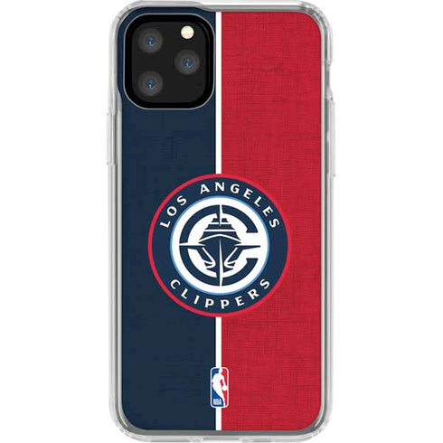 NBA LA Clippers Canvas iPhone 11 Pro Clear Case