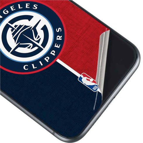 NBA LA Clippers Canvas iPhone 11 Skin