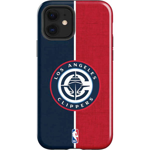NBA LA Clippers Canvas iPhone 12 Impact Case