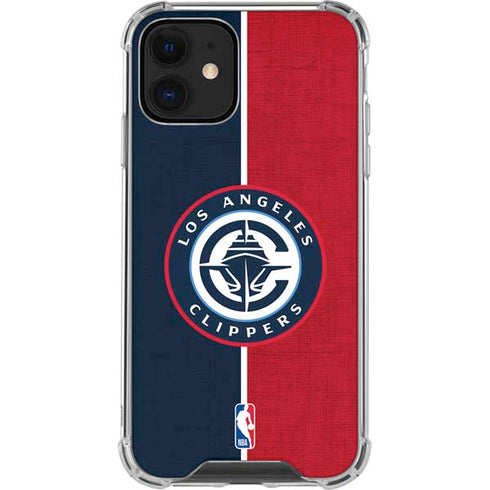 NBA LA Clippers Canvas iPhone 12 Mini Clear Case