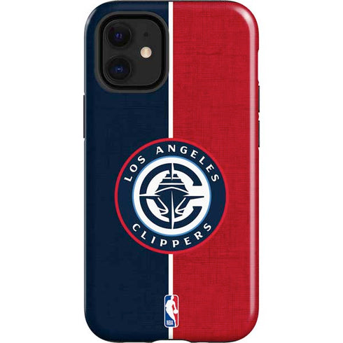NBA LA Clippers Canvas iPhone 12 Mini Impact Case