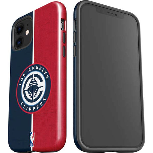 NBA LA Clippers Canvas iPhone 12 Mini Impact Case