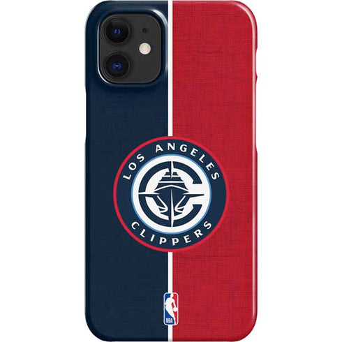 NBA LA Clippers Canvas iPhone 12 Mini Lite Case