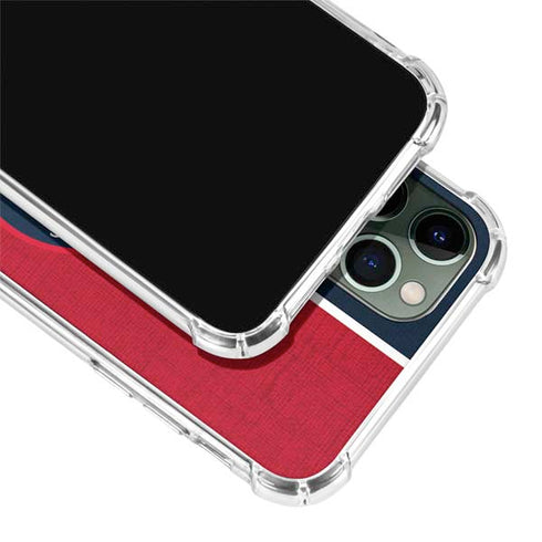 NBA LA Clippers Canvas iPhone 12 Pro Clear Case