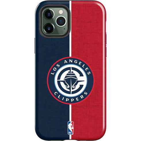 NBA LA Clippers Canvas iPhone 12 Pro Impact Case