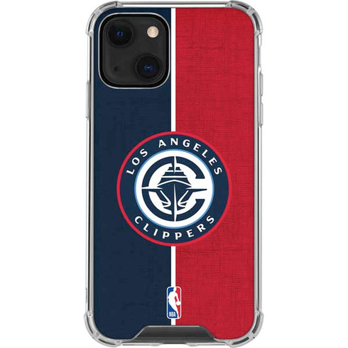 NBA LA Clippers Canvas iPhone 13 Mini Clear Case