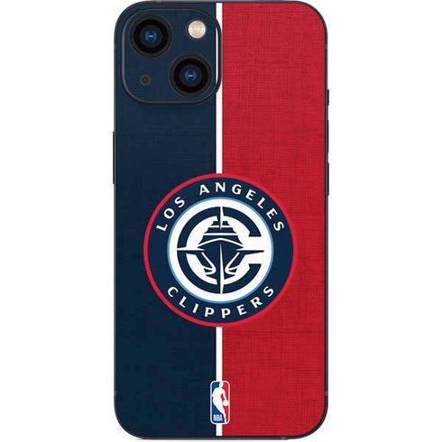 NBA LA Clippers Canvas iPhone 13 Mini Skin