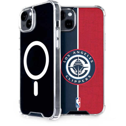 NBA LA Clippers Canvas iPhone 14 MagSafe Case