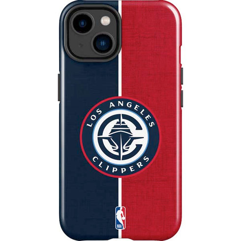 NBA LA Clippers Canvas iPhone 14 Plus Impact Case