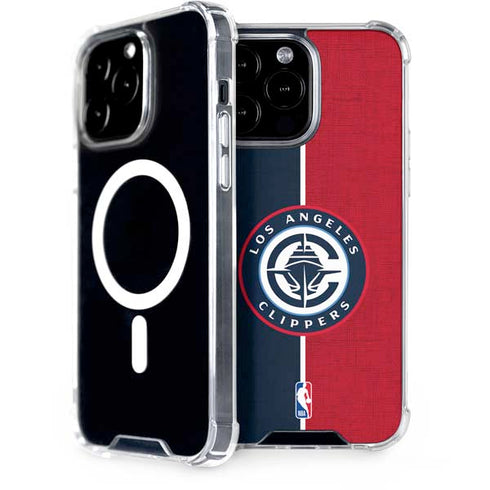 NBA LA Clippers Canvas iPhone 14 Pro Max MagSafe Case