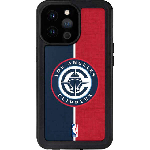NBA LA Clippers Canvas iPhone 14 Pro Max Waterproof Case