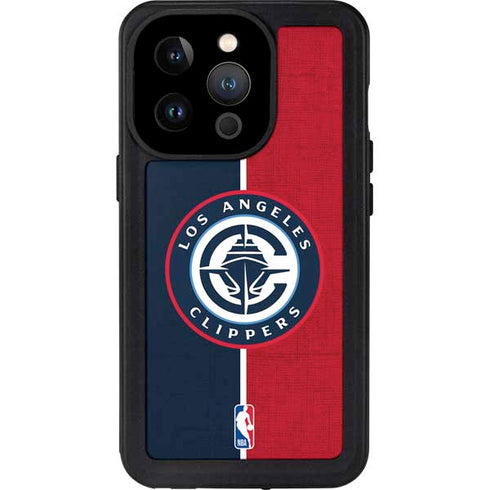 NBA LA Clippers Canvas iPhone 14 Pro Waterproof Case