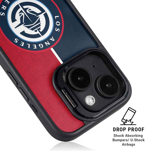 NBA LA Clippers Canvas iPhone 15 Plus Kickstand Case