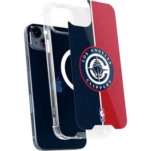 NBA LA Clippers Canvas iPhone 15 Plus MagSafe Case