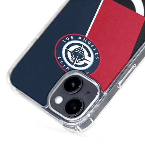 NBA LA Clippers Canvas iPhone 15 Plus MagSafe Case