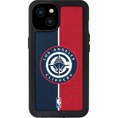 NBA LA Clippers Canvas iPhone 15 Plus Waterproof Case