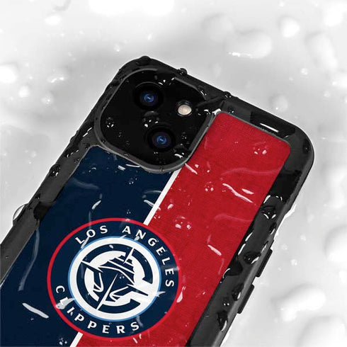 NBA LA Clippers Canvas iPhone 15 Plus Waterproof Case