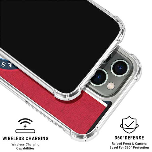 NBA LA Clippers Canvas iPhone 15 Pro Max Clear Case