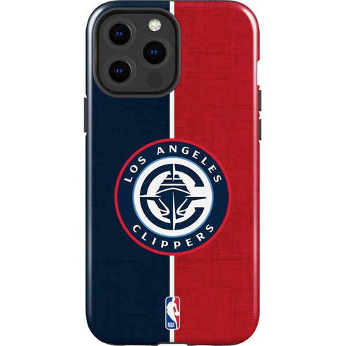 NBA LA Clippers Canvas iPhone 15 Pro Max Impact Case