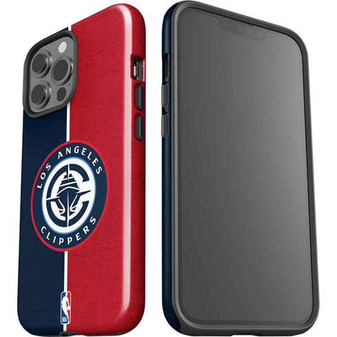 NBA LA Clippers Canvas iPhone 15 Pro Max Impact Case