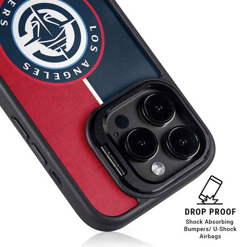 NBA LA Clippers Canvas iPhone 15 Pro Max Kickstand Case