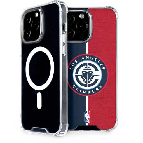 NBA LA Clippers Canvas iPhone 15 Pro Max MagSafe Case