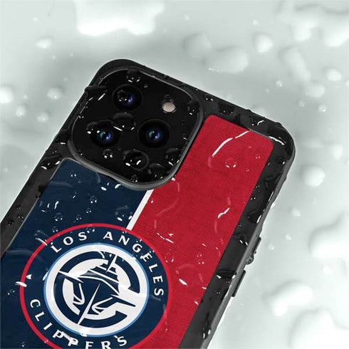 NBA LA Clippers Canvas iPhone 15 Pro Waterproof Case