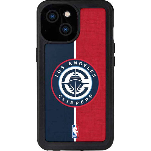 NBA LA Clippers Canvas iPhone 15 Waterproof Case