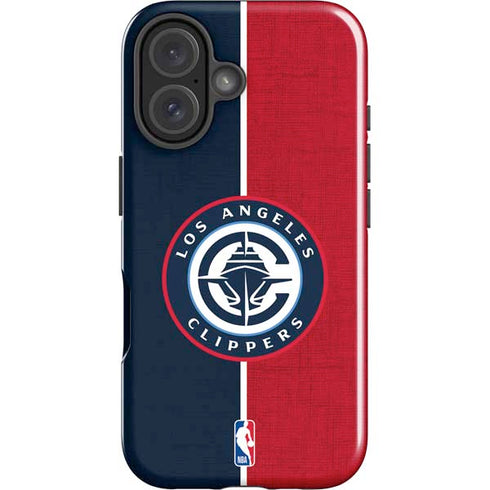NBA LA Clippers Canvas iPhone 16 Impact Case