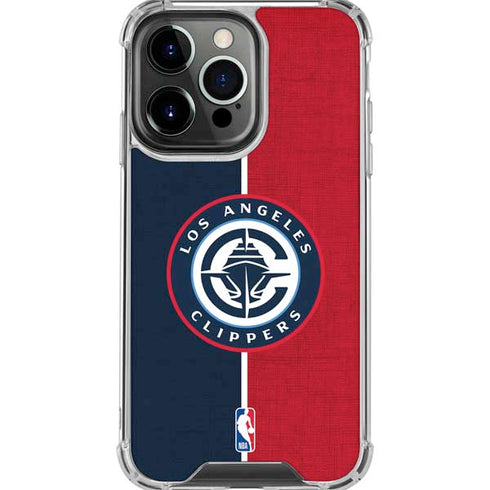 NBA LA Clippers Canvas iPhone 16 Pro Max Clear Case