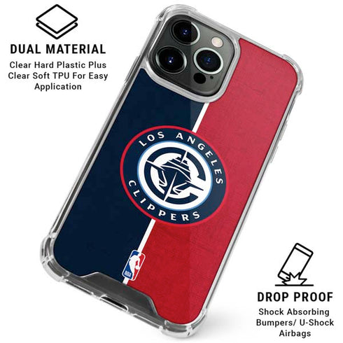 NBA LA Clippers Canvas iPhone 16 Pro Max Clear Case
