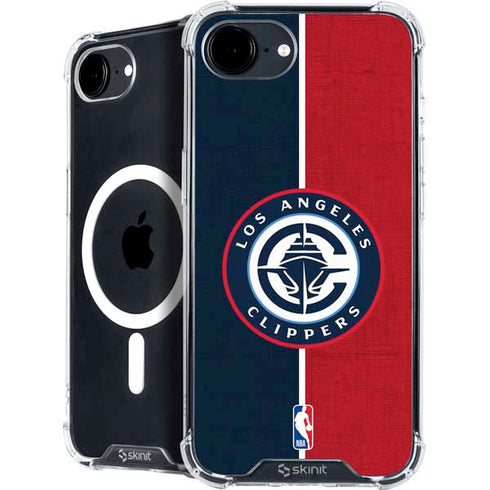 NBA LA Clippers Canvas iPhone 16e MagSafe Case