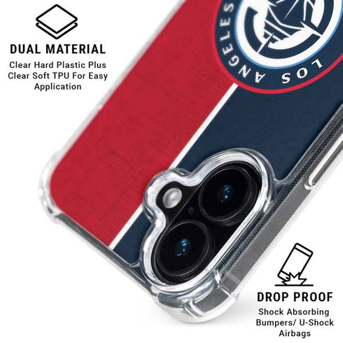 NBA LA Clippers Canvas iPhone 17 Clear Case