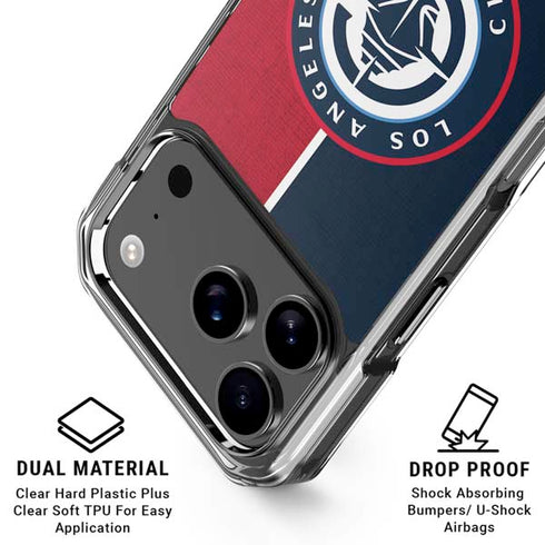 NBA LA Clippers Canvas iPhone 18 Pro Clear Case