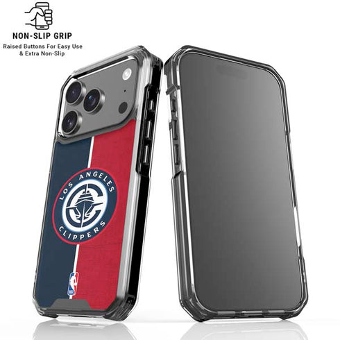 NBA LA Clippers Canvas iPhone 18 Pro Clear Case