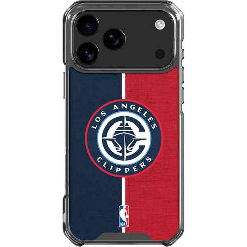 NBA LA Clippers Canvas iPhone 18 Pro Max Clear Case