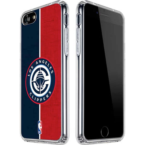 NBA LA Clippers Canvas iPhone SE (2nd & 3rd Gen) Clear Case