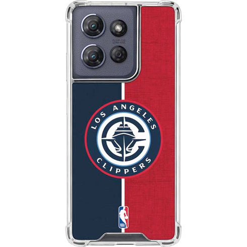 NBA LA Clippers Canvas Moto G Play 5G (2025) Clear Case