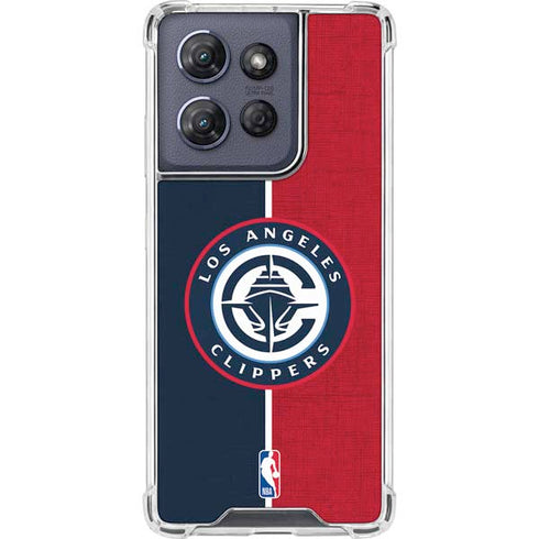NBA LA Clippers Canvas Moto G Power 5G (2025) Clear Case