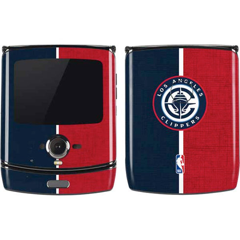 NBA LA Clippers Canvas Motorola RAZR Skin