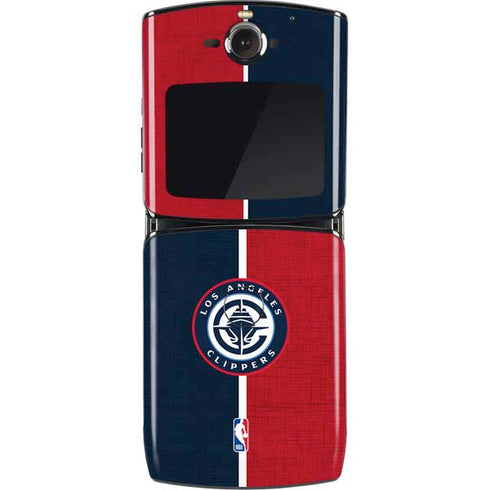 NBA LA Clippers Canvas Motorola RAZR Skin