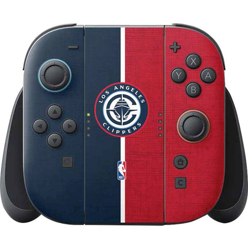 NBA LA Clippers Canvas Nintendo Skins