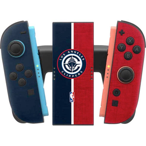 NBA LA Clippers Canvas Nintendo Switch 2 (2025) Joy-Con Controller Skin