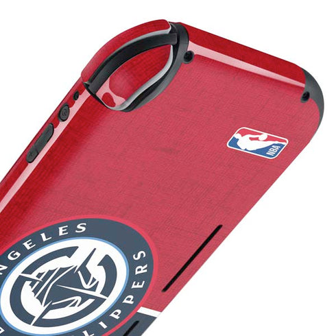 NBA LA Clippers Canvas Nintendo Switch Lite Skin