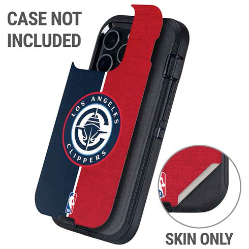 NBA LA Clippers Canvas Otterbox Defender iPhone Skin