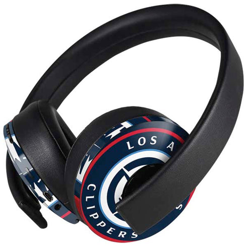 NBA LA Clippers Canvas PlayStation 4 Gold Wireless Headset Skin