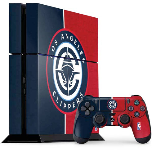 NBA LA Clippers Canvas PS4 Console and Controller Bundle Skin