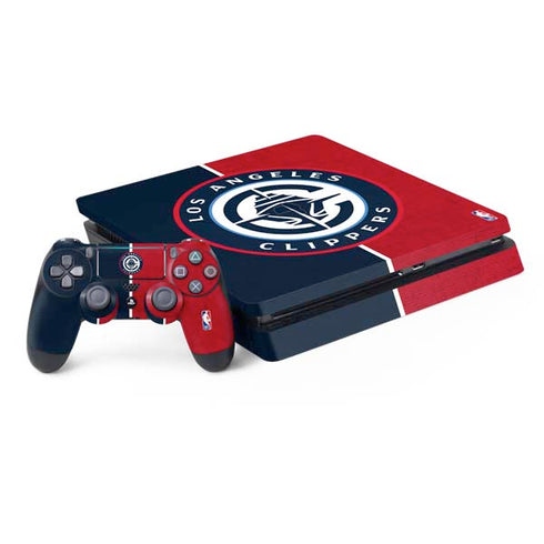 NBA LA Clippers Canvas PS4 Slim Bundle Skin