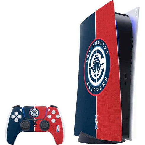 NBA LA Clippers Canvas PS5 Bundle Skin